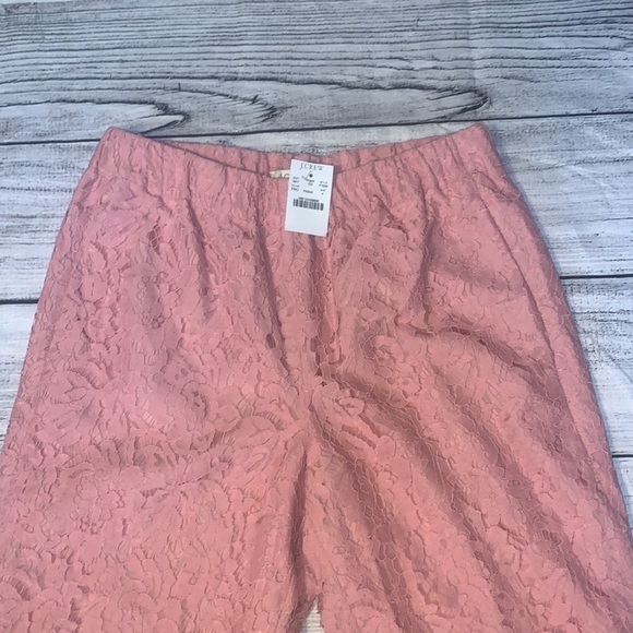 J. CREW Blush Pink Lace Ankle Pants - Picture 3 of 11
